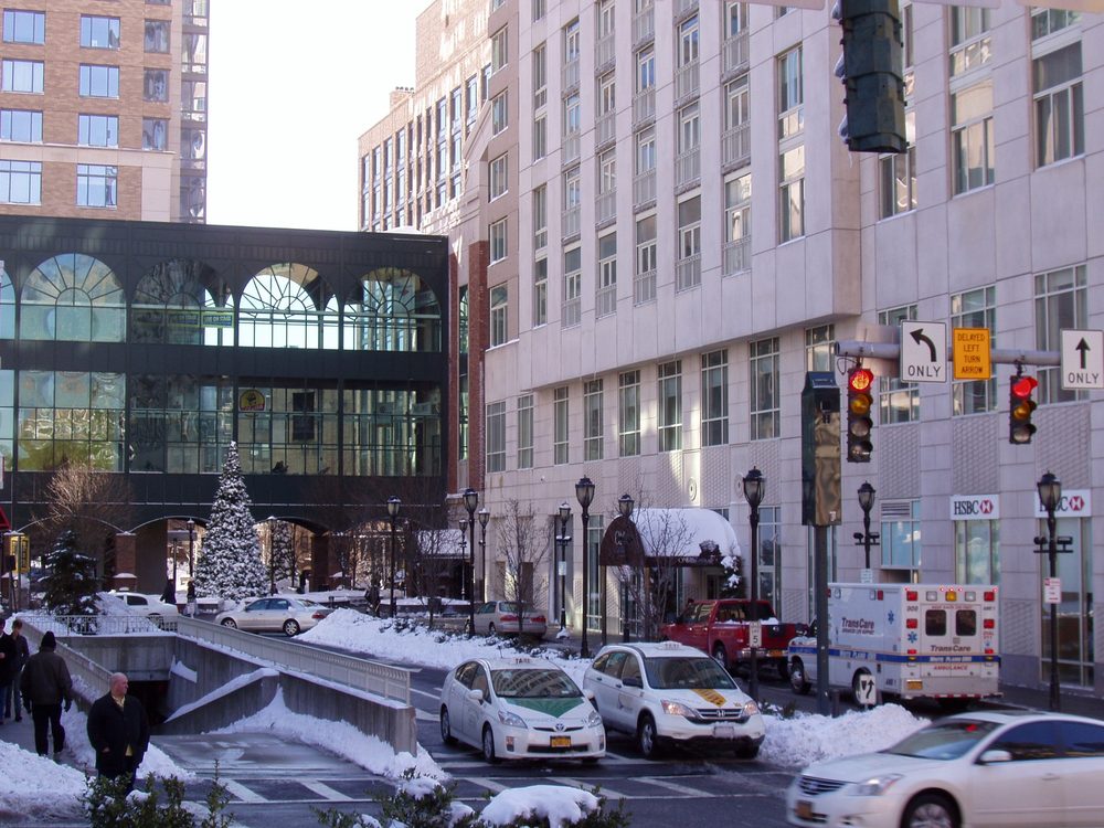 Commercial buildings in White Plains